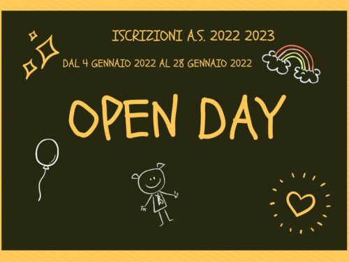 Iscrizioni Open Day 2021 2022